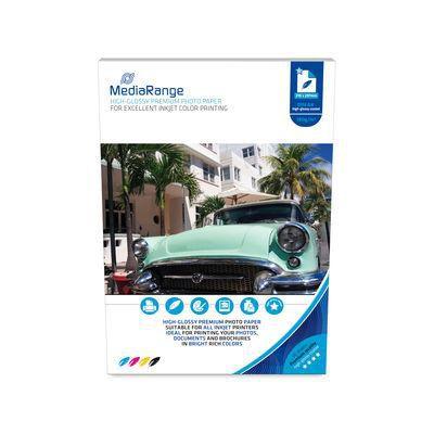 MediaRange MRINK117 carta fotografica A4 Bianco Molto lucida (MRINK117)