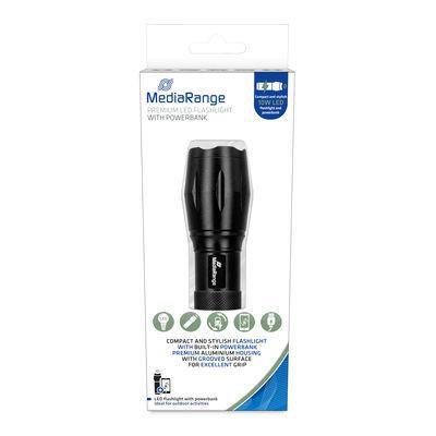 Torcia MediaRange 2,8 cm nera