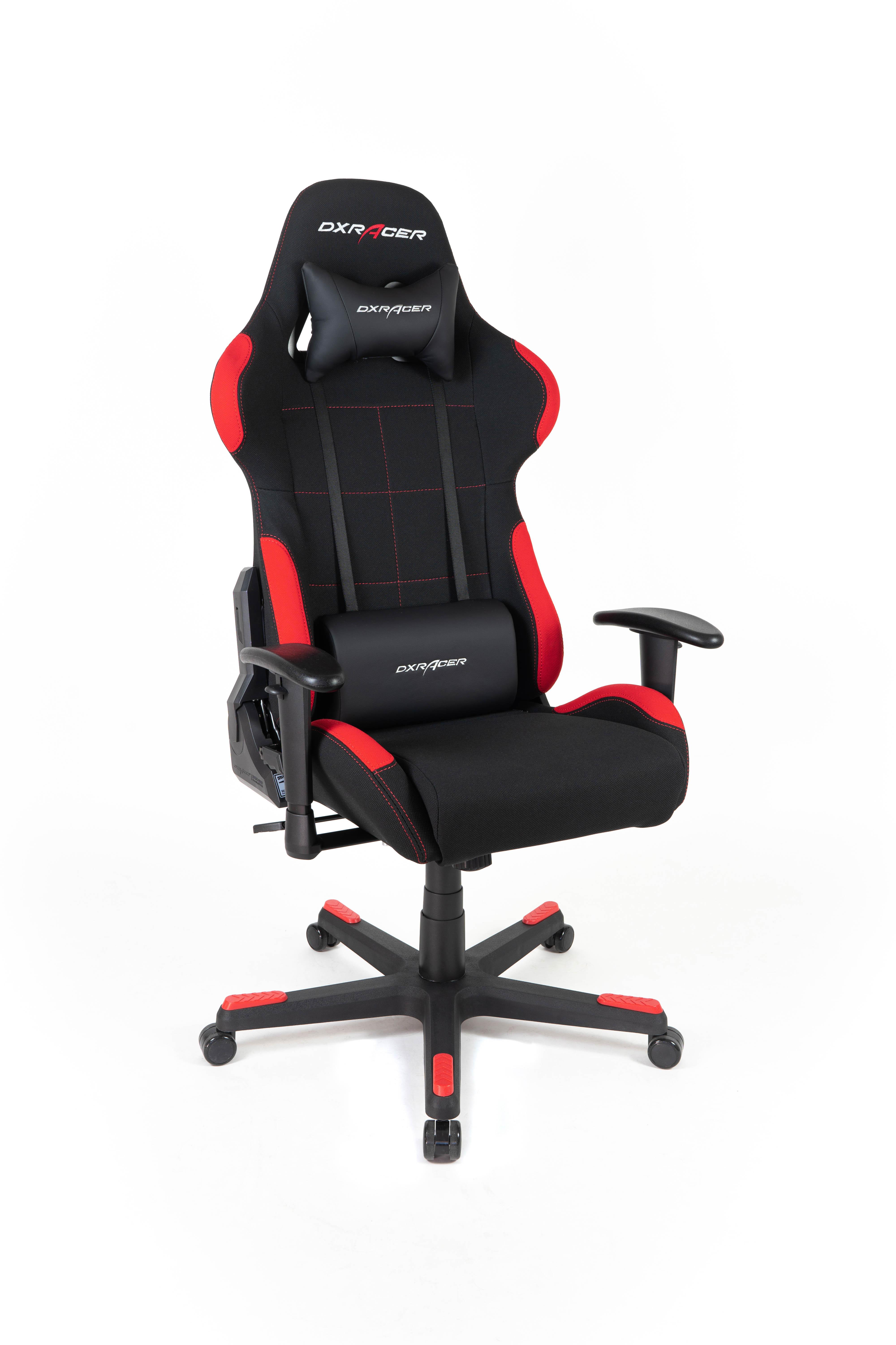 DXRacer Sedia da gaming OH/FD01/NR Serie F nero-rosso (OH-FD01-NR)