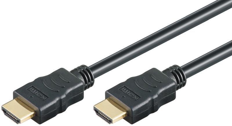 M-Cab 7003052 cavo HDMI 15 m HDMI tipo A Standard Nero (HDMI CABLE 4K30HZ 15M BLACK - UHD 3D 2160P HI-SPEED W/E)
