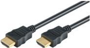 M-Cab 7200230 cavo HDMI 15 m HDMI tipo A Standard Nero (1.5M HDMI CABLE 4K30HZ BLACK - 3D DEEP COLOR BLACK HI-SPEED)