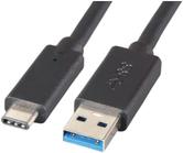 M-Cab 7200450 cavo USB 1 m USB 3.2 Gen 2 3.1 Gen 2 USB A USB C Nero (1.0M USB 3.2 CABLE A-C / M-M - 5GBPS 3A 15W)