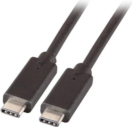 M-Cab 7001331 cavo USB 1 m USB 3.2 Gen 2x2 USB C Nero (1M USBC CABLE 100W 20GBIT - BLACK - USB 3.2 GEN.2X2)