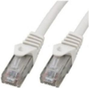 M-Cab 3931 cavo di rete Bianco 2 m Cat6 U/UTP UTP (CAT6 RJ45 UTP LSZH 2M WH - 5GBIT PATCH CABLE HALOGENFREI)