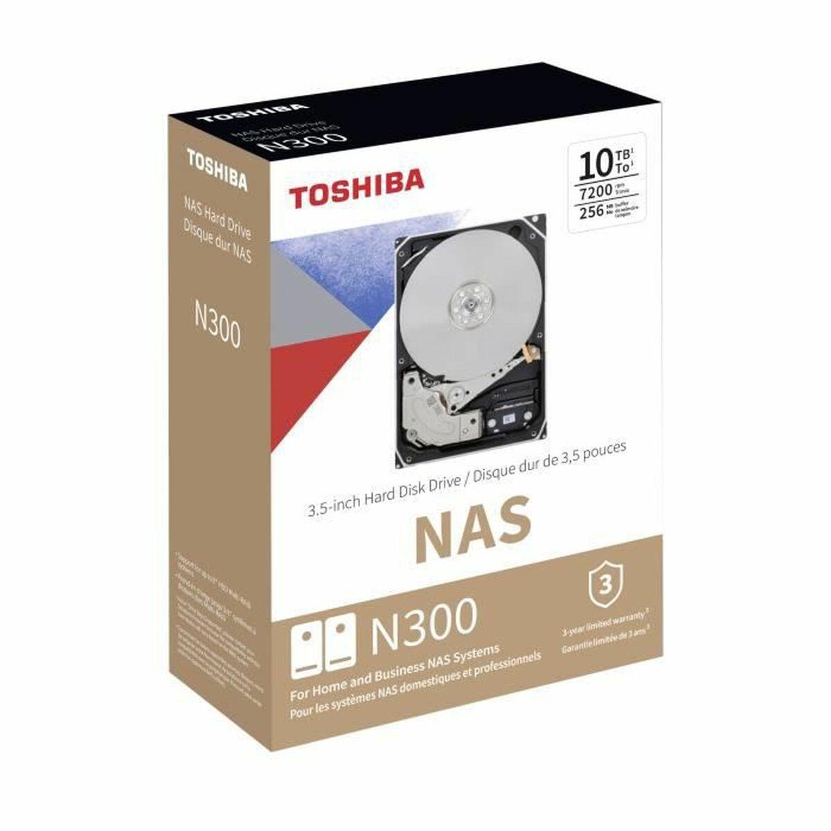 Toshiba N300 3.5 10 TB SATA (N300 NAS HARD DRIVE 10TB - 3.5 SATA 7200 RPM 256MB CMR)