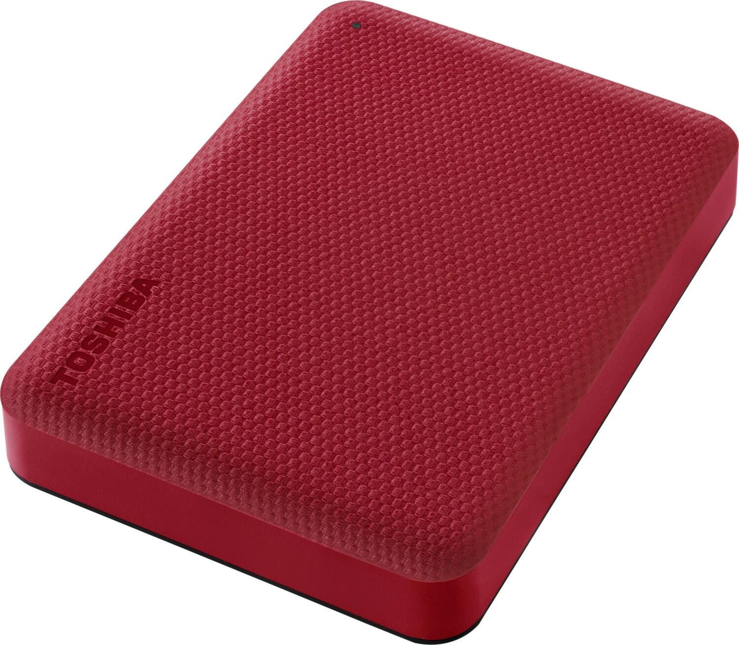 Toshiba Canvio Advance disco rigido esterno 2 TB Rosso (Toshiba Canvio Advance 2TB red)