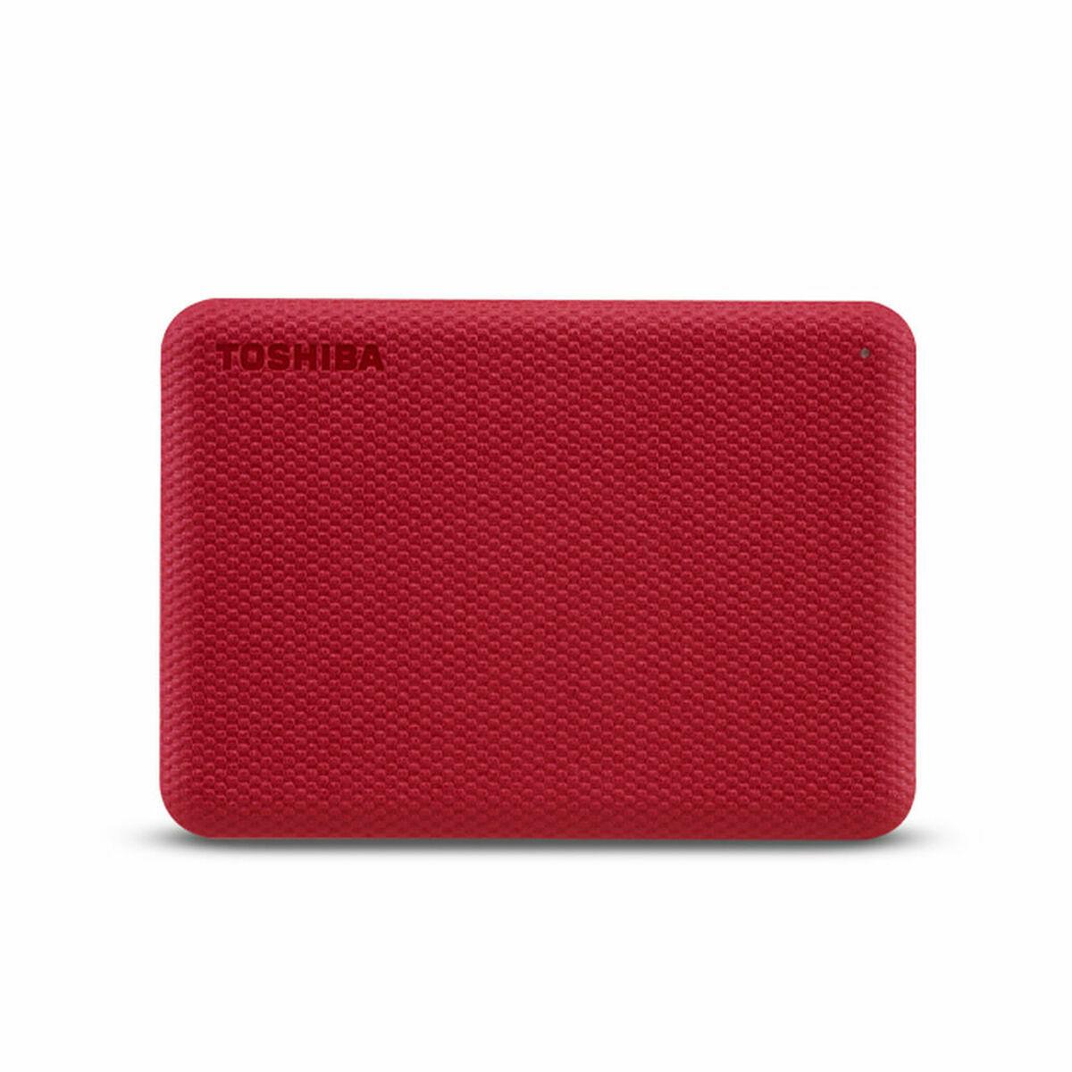Toshiba Canvio Advance disco rigido esterno 4 TB Rosso (Toshiba Canvio Advance 4TB red)