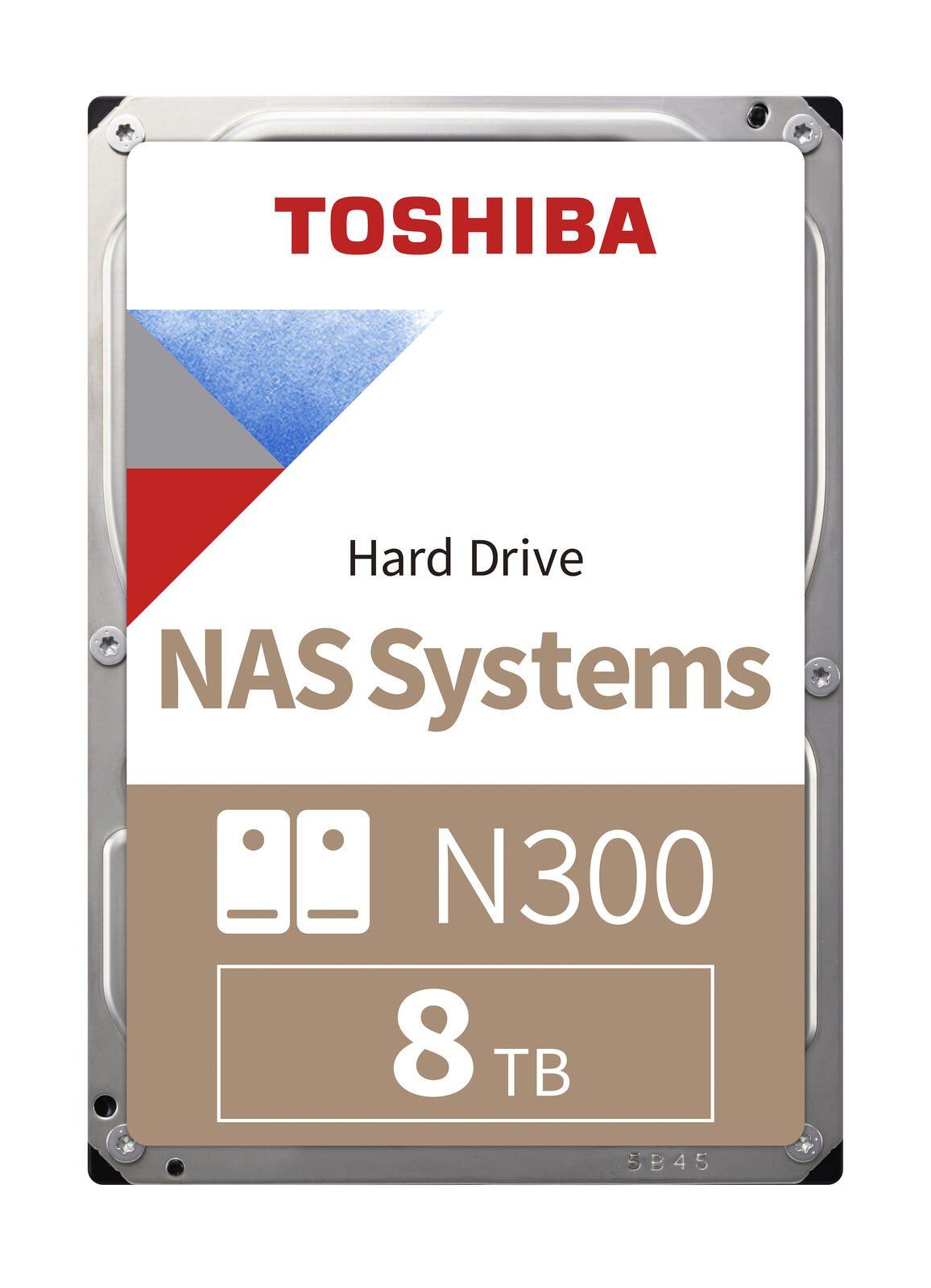 Toshiba N300 NAS 3.5 8 TB SATA (N300 NAS HARD DRIVE 8TB - 3.5 SATA 7200 RPM 256MB CMR)