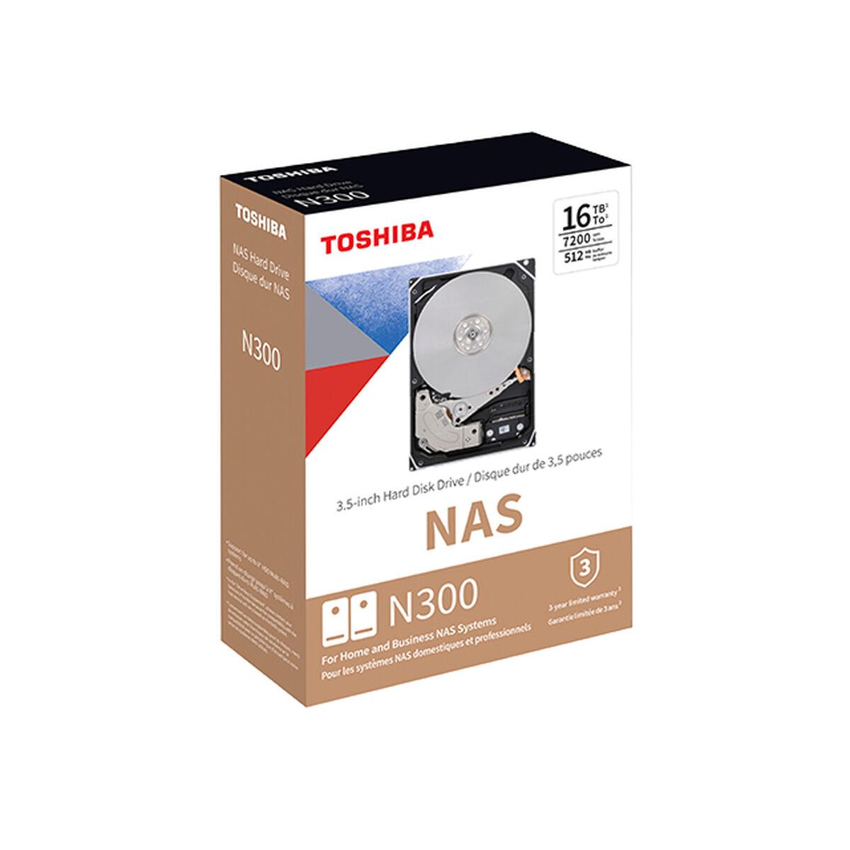Toshiba N300 NAS 3.5 4 TB SATA (N300 NAS HARD DRIVE 4TB - 3.5 SATA 7200 RPM 256MB CMR)
