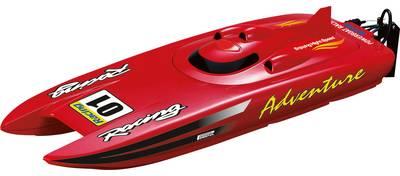 Amewi Racing Catamaran Adventure - Ready to Run (RTR) - Rosso - Barca - Motore elettrico - 24 GHz - Ioni di litio (Li-Ion) (260