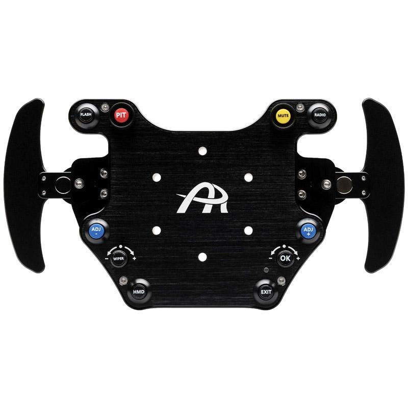 Ascher Racing B24M -SC - Pulsante piastra per simulatori di corse - alta compatibilità con ruote sterzo - realizzata in materi