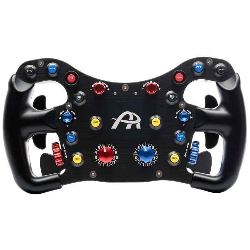 Ascher Racing F64 -USB V3 - Volante per i simulatori di corse - Foglio da sterzo in stile farfalla - durata della batteria di 8