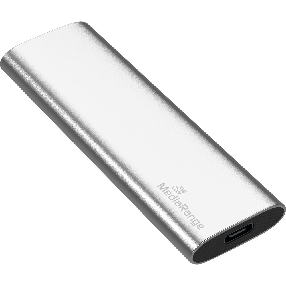 MediaRange SSD esterno 240 GB USB-C 240 GB, argento