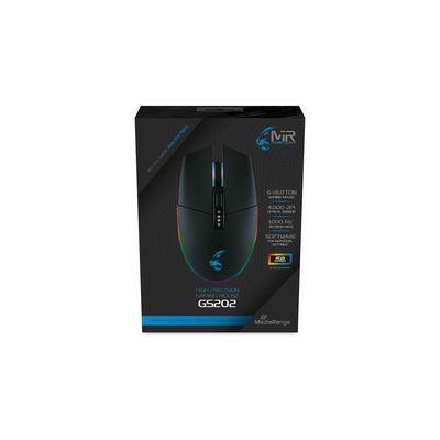 MediaRange MRGS202 mouse Giocare Mano destra USB tipo A Ottico 4000 DPI (MediaRange kabelgebundene Gaming-Maus)