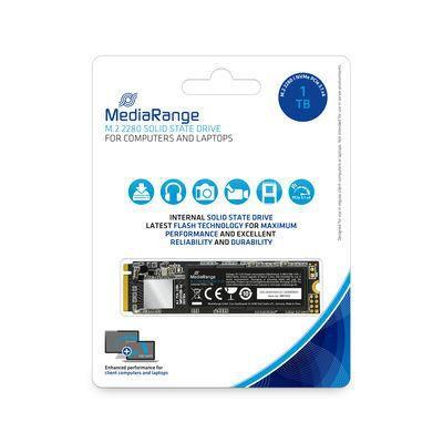 MediaRange SSD M.2 2280 1TB nero NVMe PCIe 3.1 x4 20 Gb/s