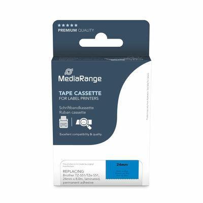 MediaRange MRBTZ551 nastro per etichettatrice (MediaRange Schriftbandka. Brother TZ-5)