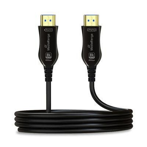 MediaRange MRCS222 cavo HDMI 10 m HDMI tipo A [Standard] Nero (Hdmi Cable 10 M Hdmi Type A - [Standard] Black - Warranty: 12M)