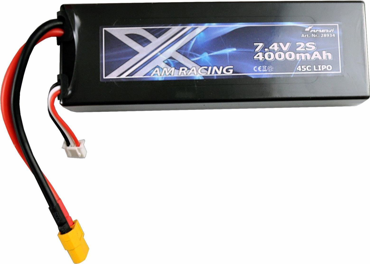 Amewi LiPo Akku 2S 7,4V 4000mAh 45C Ha