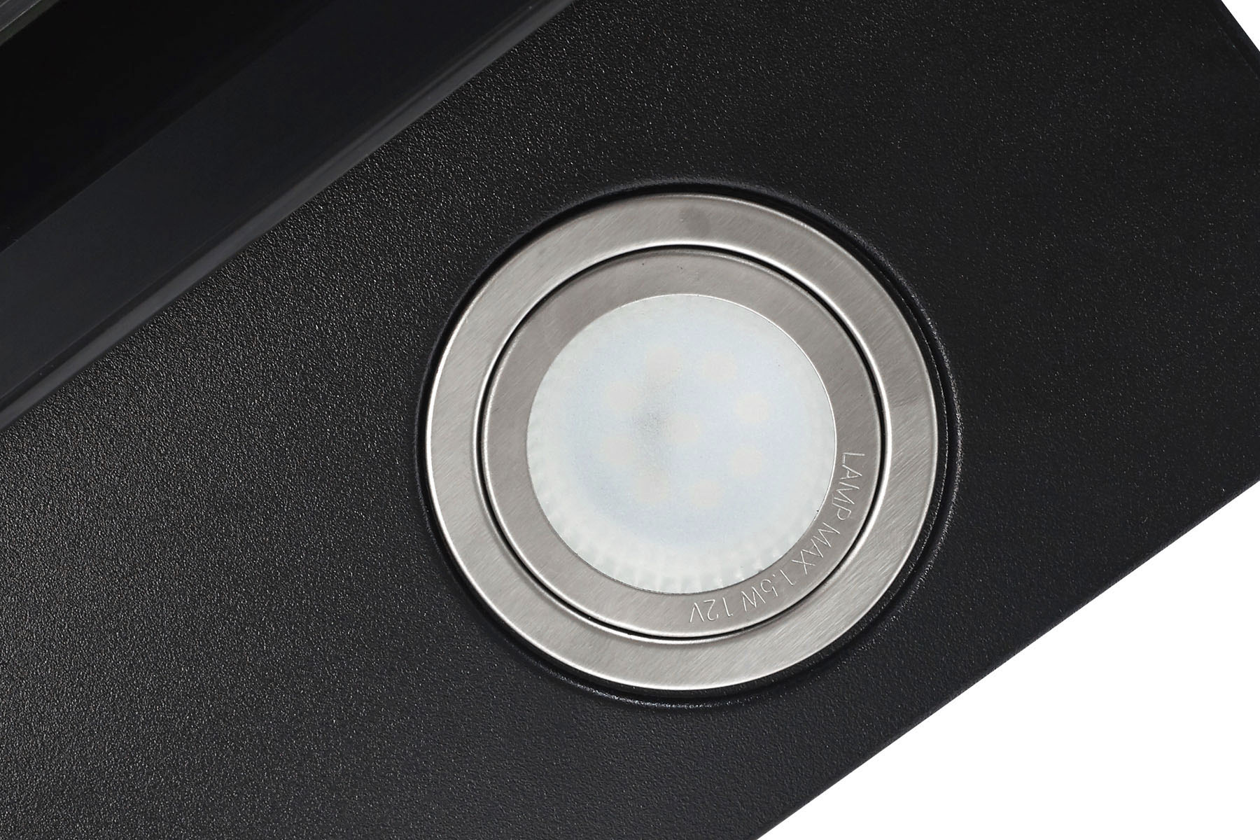 CH 89090 S Cofano aspirante 90 cm inox nero