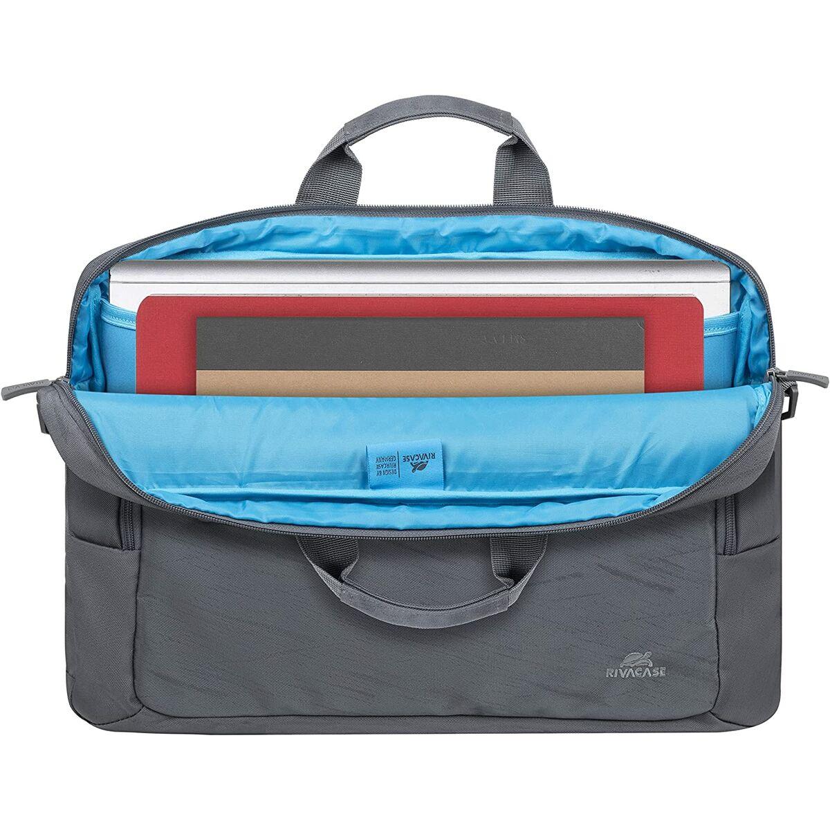 RIVACASE Portadocumenti. 7531 Alpendorf ECO grigio 16"
