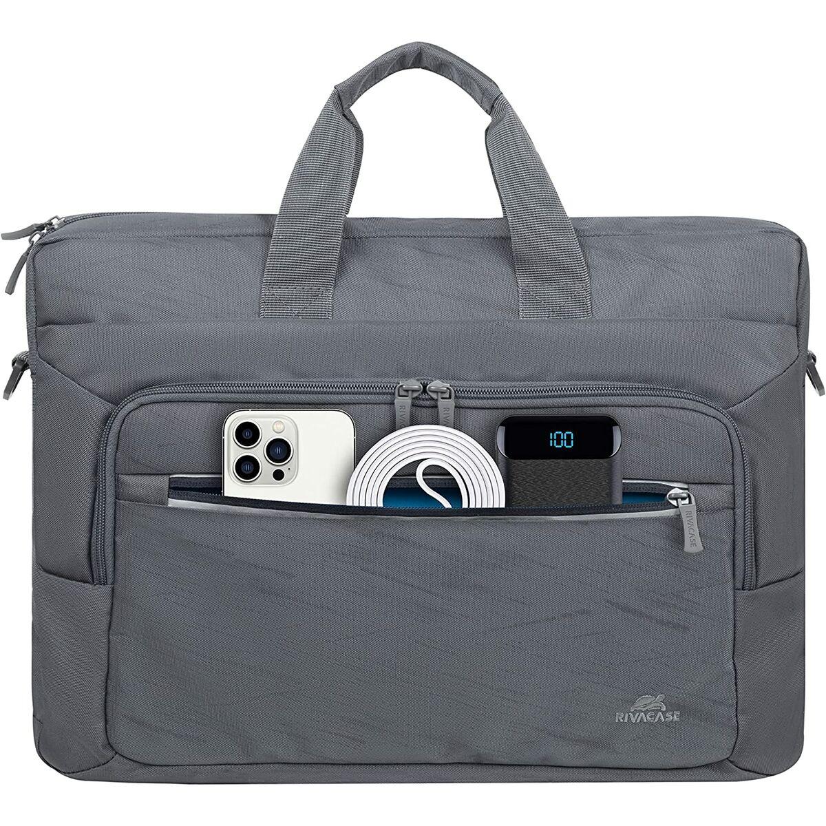 RIVACASE Portadocumenti. 7531 Alpendorf ECO grigio 16"