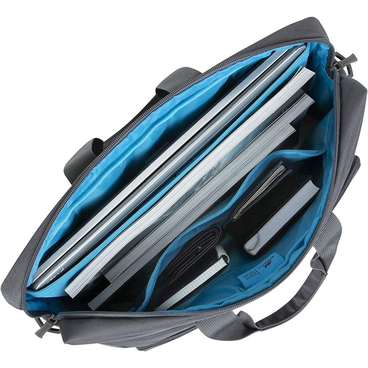 RIVACASE Portadocumenti. 7531 Alpendorf ECO grigio 16"