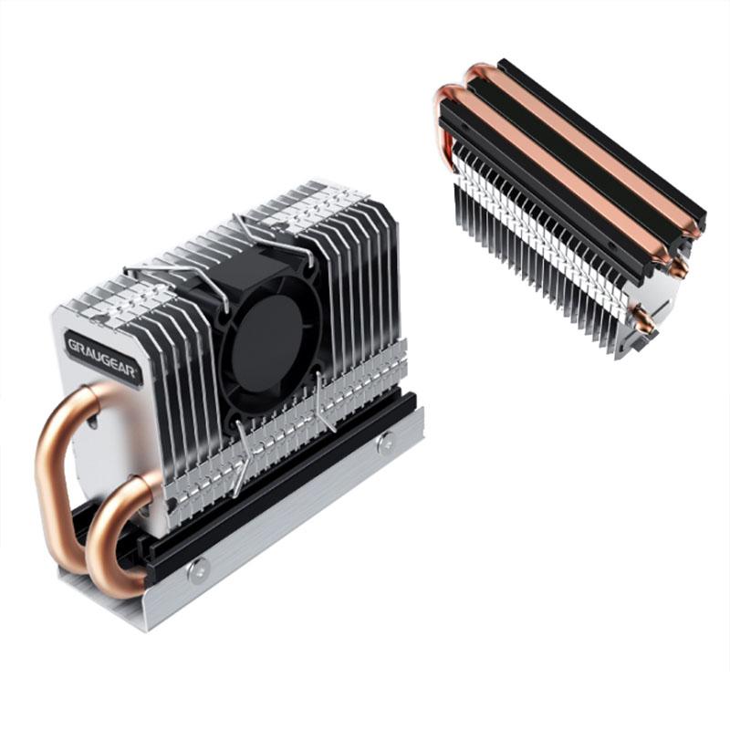 Dissipatore di calore SSD M.2 2280 con ventola PWM