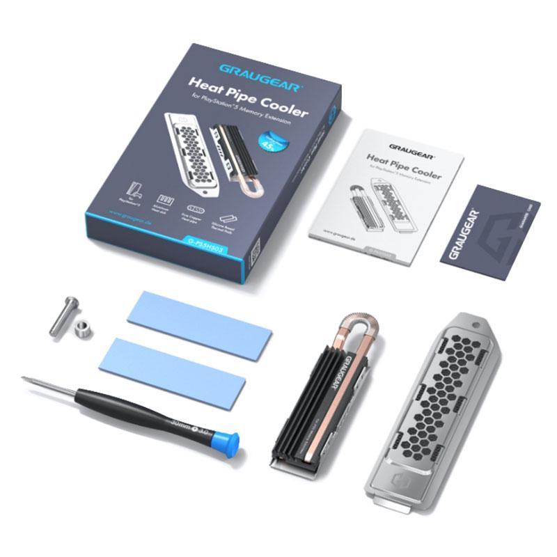 Corpo raffreddante SSD M.2NVMe 2280 per espansione storage PS5.