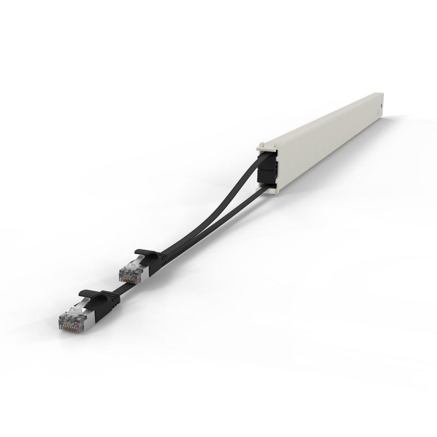 PATCHBOX CONE46STPBK cavo di rete Nero 25 m Cat6a U/FTP STP (PATCHBOX.ONE 46RU CAT.6A STP CASSETTEBLACK 18M 07M)