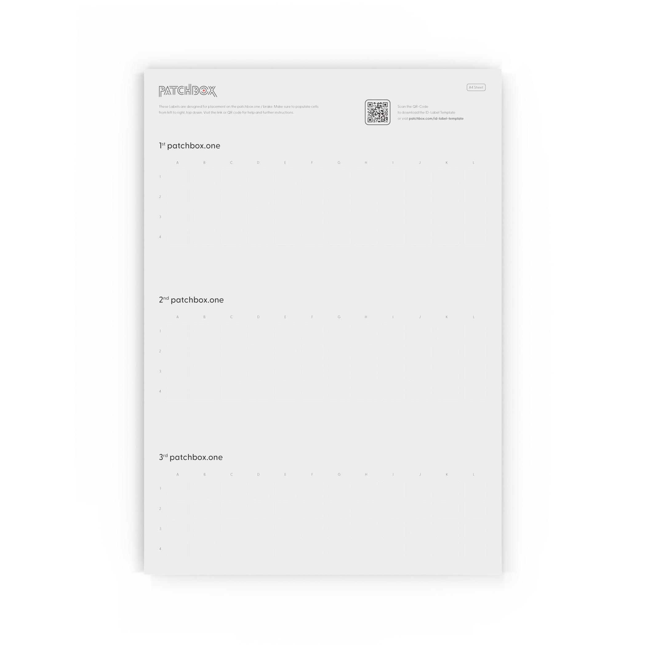 PATCHBOX PONEIDLABEL...