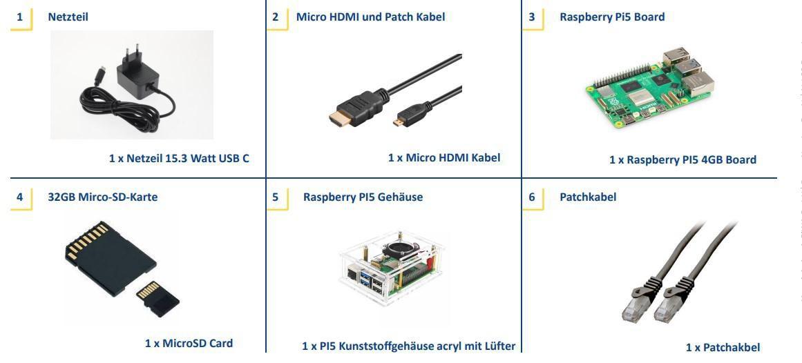 RASPBERRY PI5 4GB - EINSTIEG - KIT