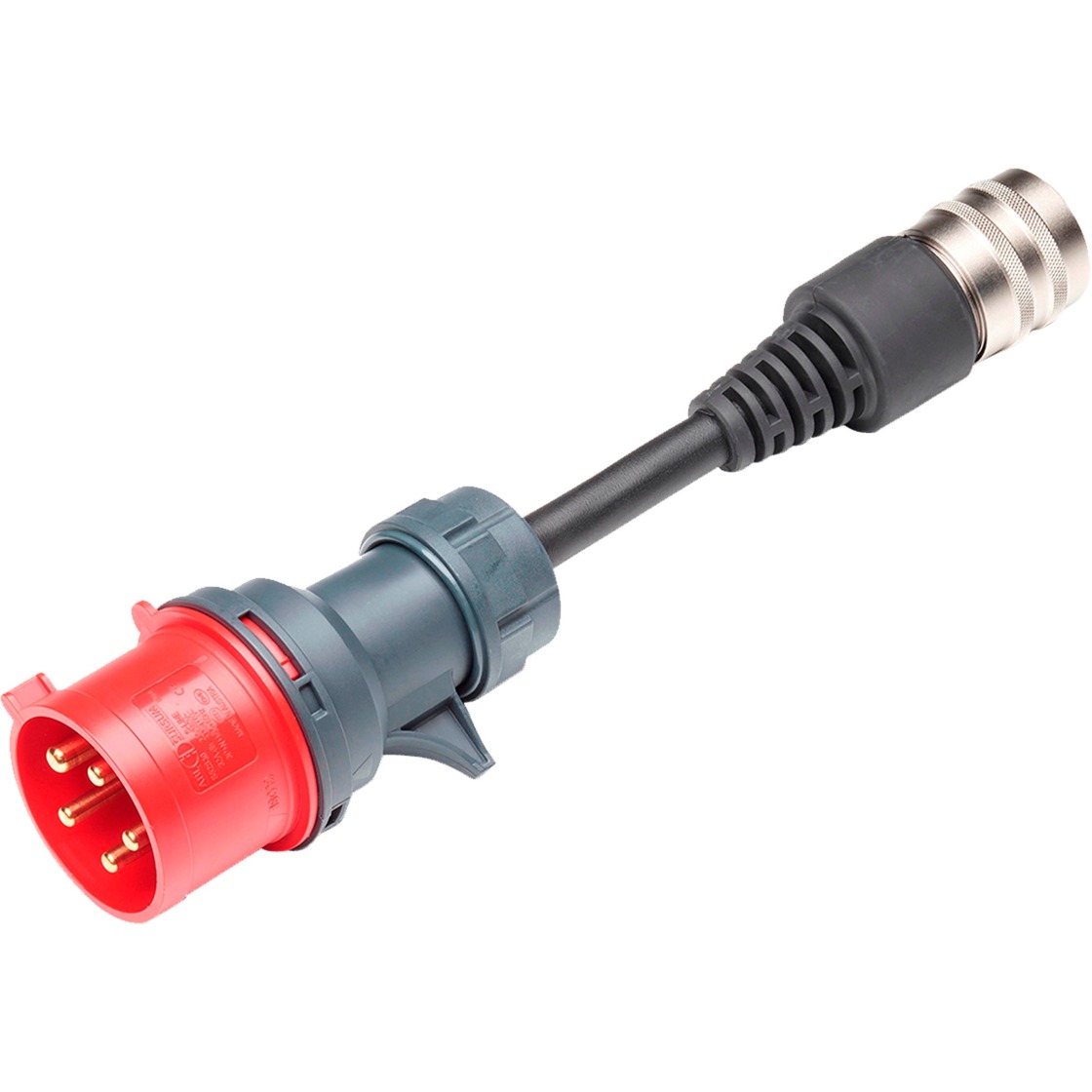 Adattatore di sicurezza JUICE CONNECTOR CEE32 400V trifase rosso per JUICE BOOSTER 2
