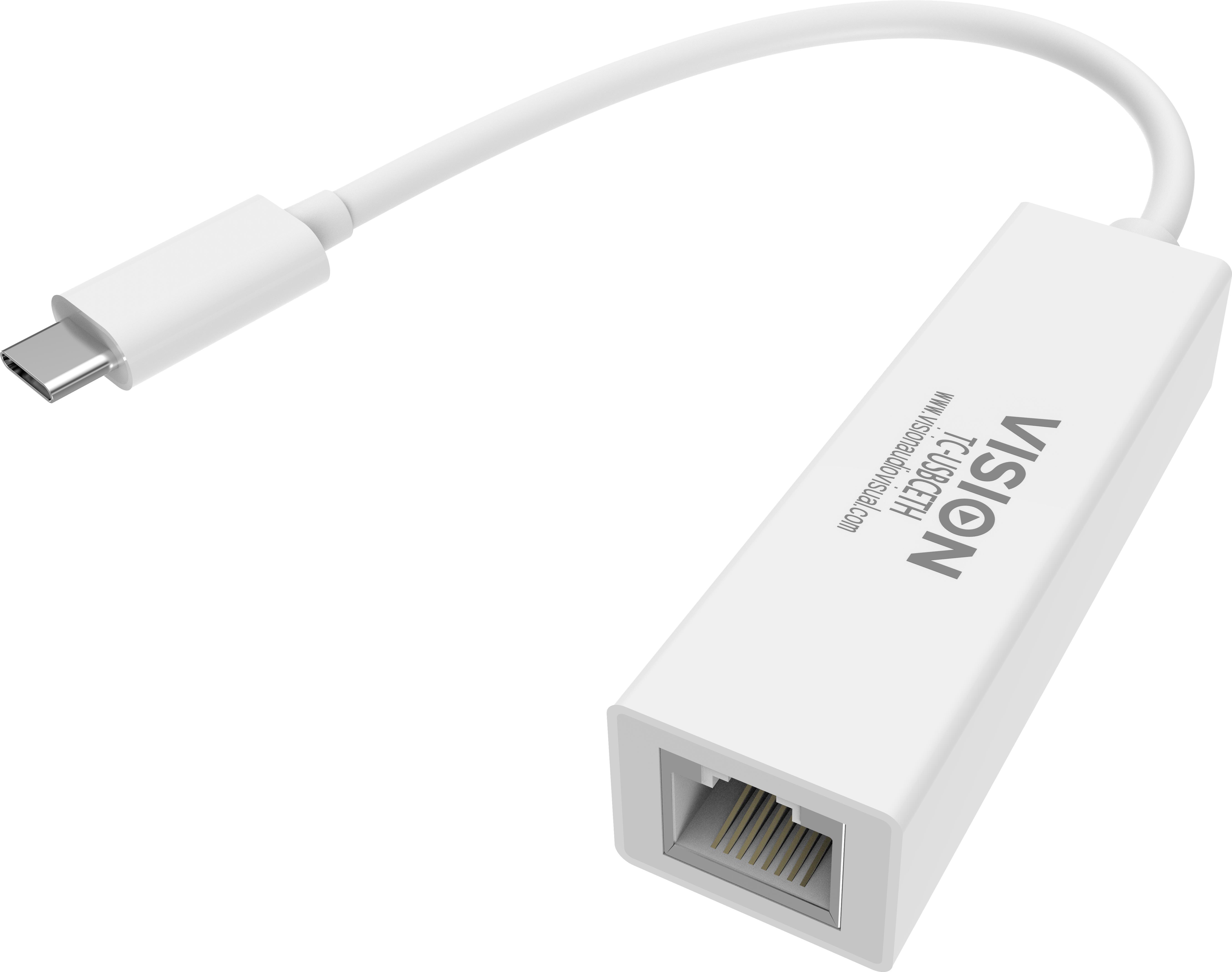 Vision TC-USBCETH scheda di interfaccia e adattatore (VISION Professional installation-grade USB-C to RJ45 Gigabit Ethernet net