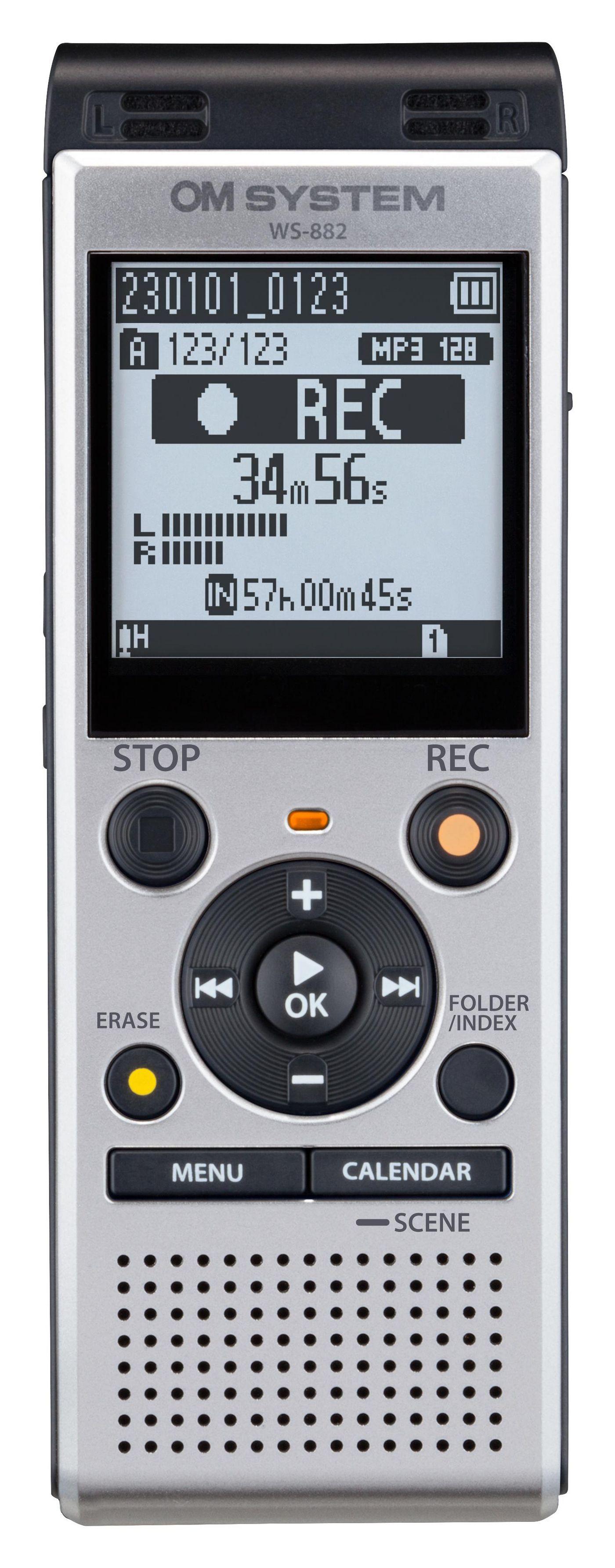 Olympus WS-882 Flash card Argento (OM Systems WS-882 4GB Digital Notetaker)
