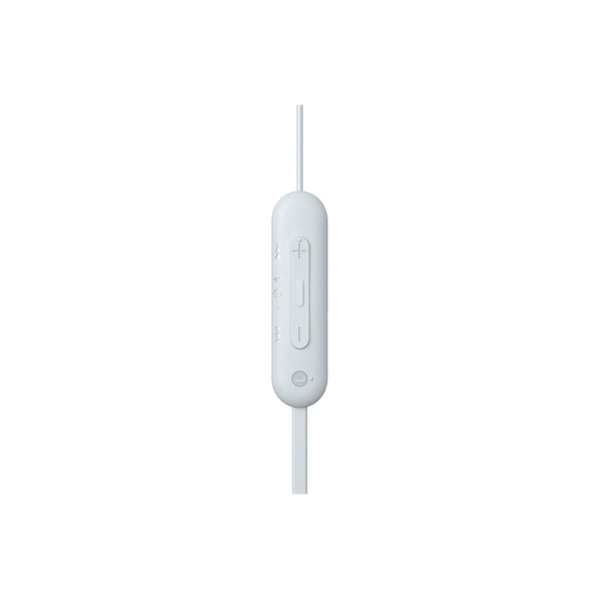 Sony WI-C100 Auricolare Wireless In-ear Musica e Chiamate Bluetooth Bianco (Wireless Headphone Neckband White)