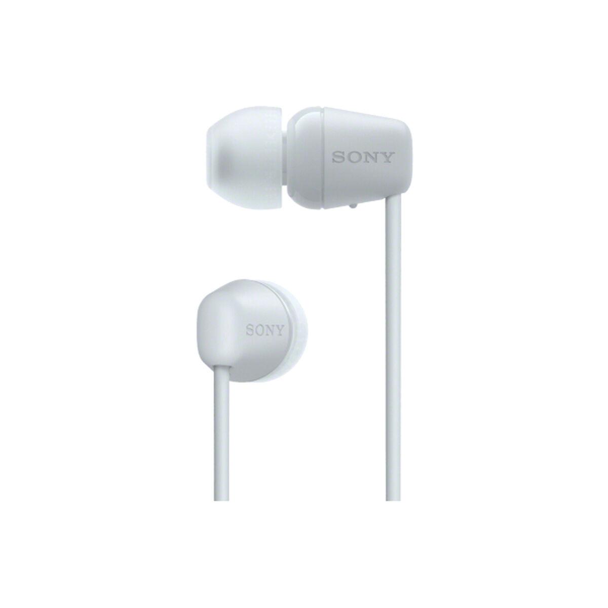 Sony WI-C100 Auricolare Wireless In-ear Musica e Chiamate Bluetooth Bianco (Wireless Headphone Neckband White)