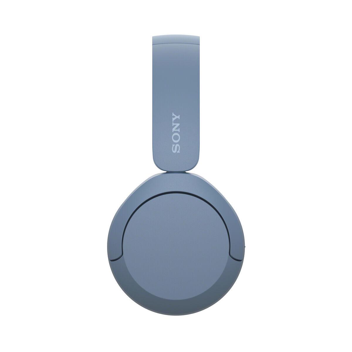 Sony Cuffie Bluetooth wireless WH-CH520 - Durata della batteria fino a 50 ore con ricarica rapida stile on-ear - Blu (Over Ear