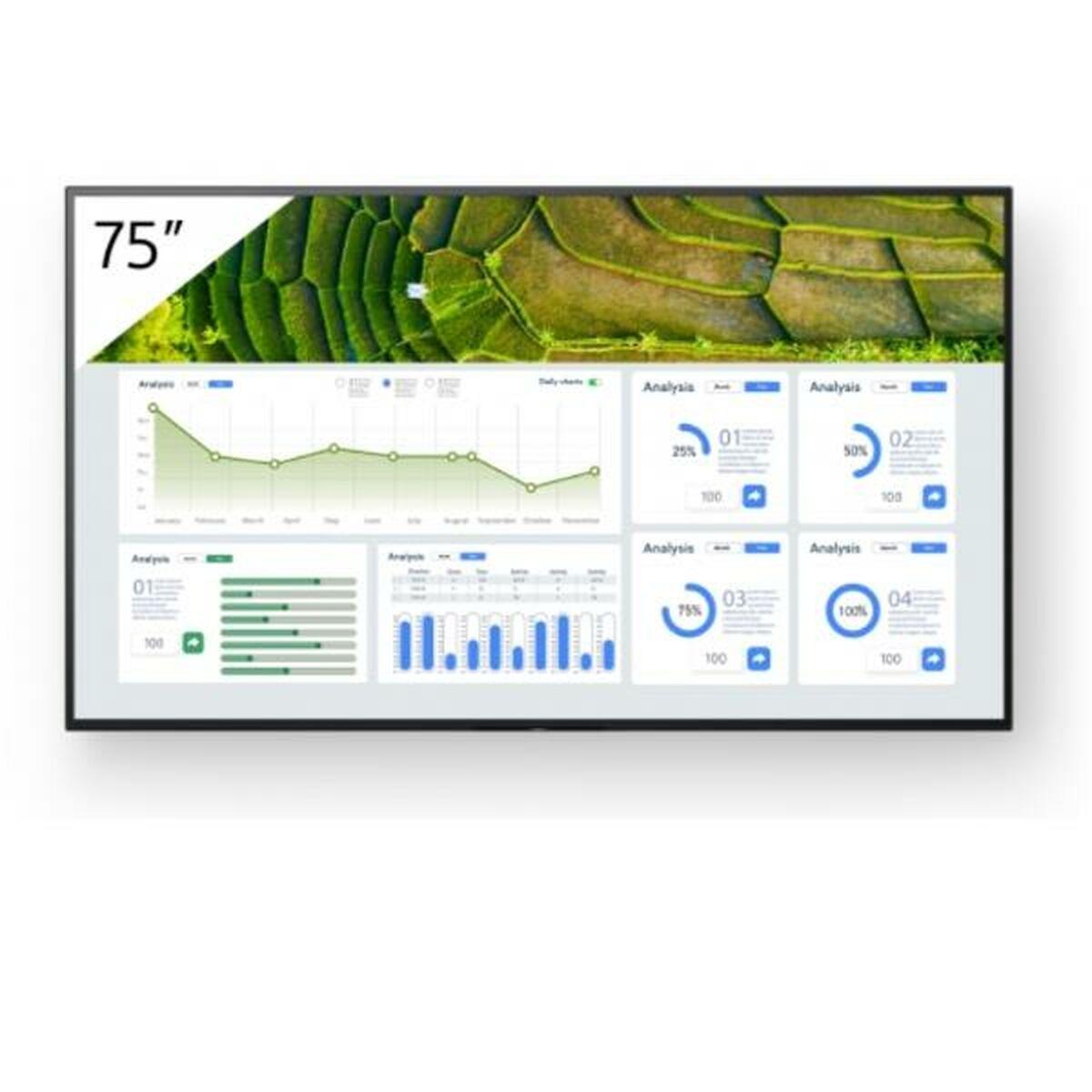 SONY BRAVIA PROFESSIONAL DISPLAYS FW-75BZ30L - CLASSE DE DIAGONALE 75 BZ30L SERIES Ã‰CRAN LCD RÃ‰TRO-Ã‰CLAIRÃ‰ PAR
