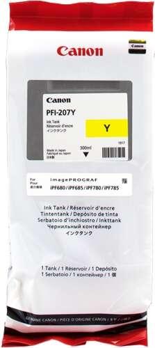 Canon PFI-207 Y cartuccia d'inchiostro 1 pz Originale Giallo