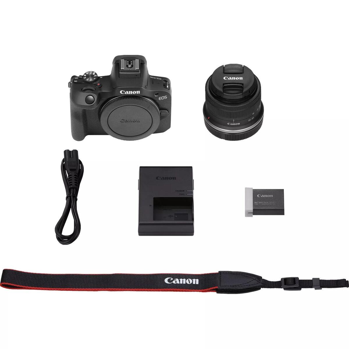 CANON EOS R100RF-S 18-45MM IS STM Cam
