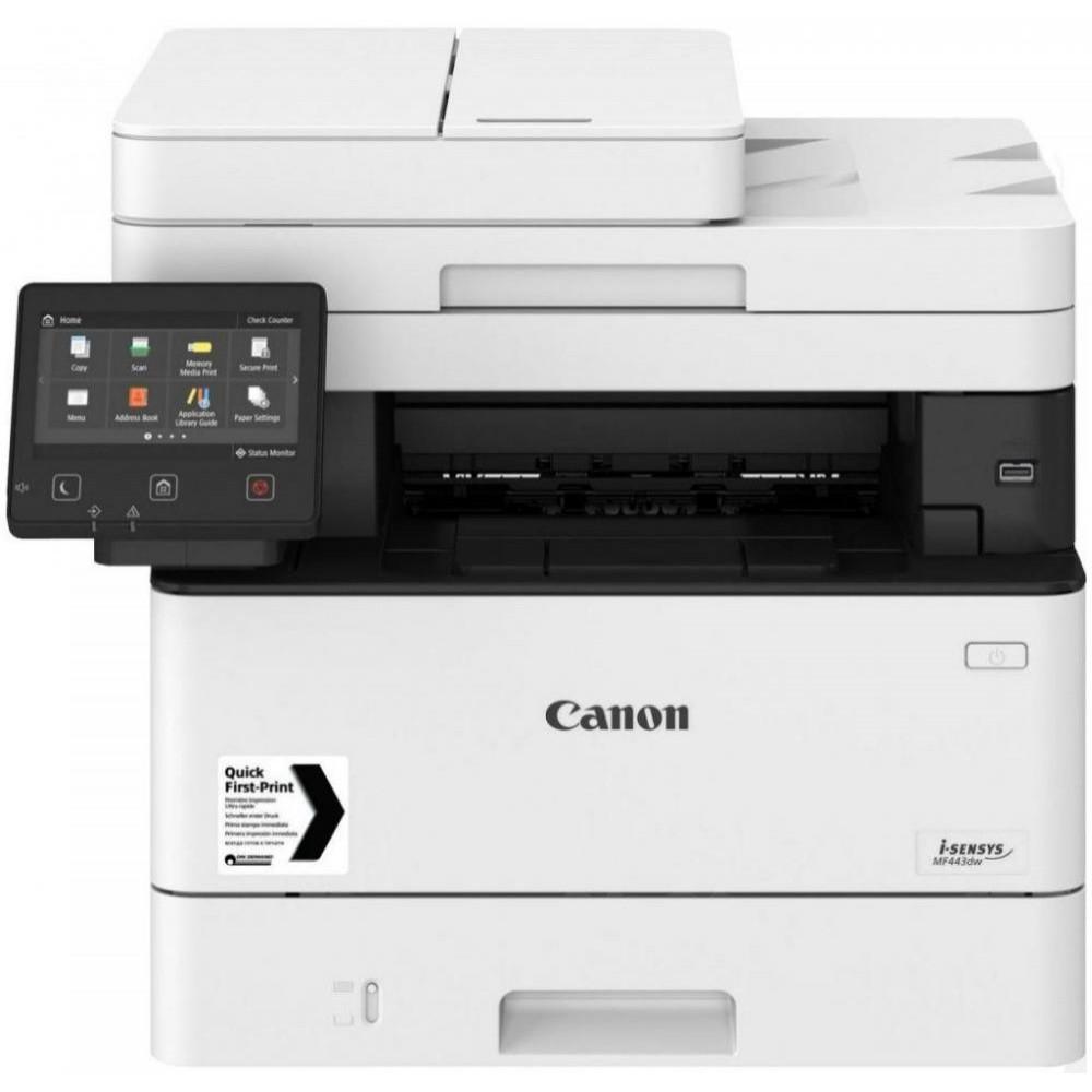 MULTIFUNZIONE CANON LASER i-Sensys MF463dw 40PPM 250FF DADF Single Pass DUPLEX LAN USB WiFi LCD 12.7cm