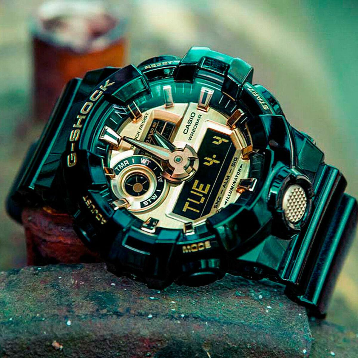 Orologio Uomo Casio G-Shock GA-710 ÃƒËœ 49 mm Nero Oro