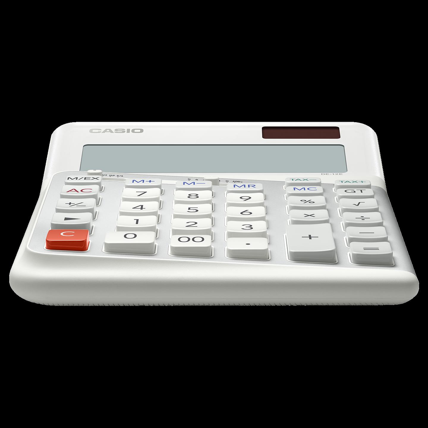 Calcolatrice da tavolo CASIO DE-12E-WE