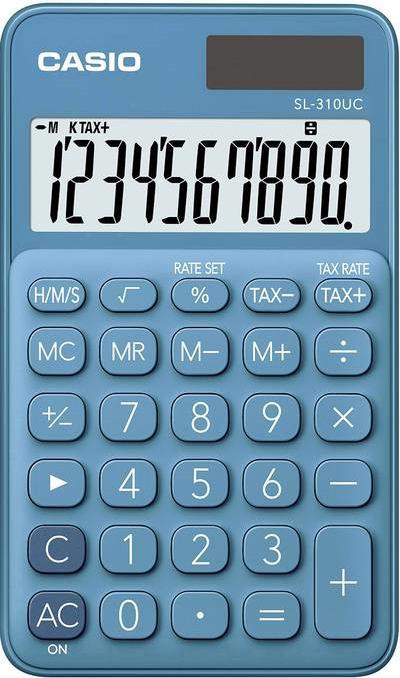 Casio SL-310UC Handheld Calculator Blue
