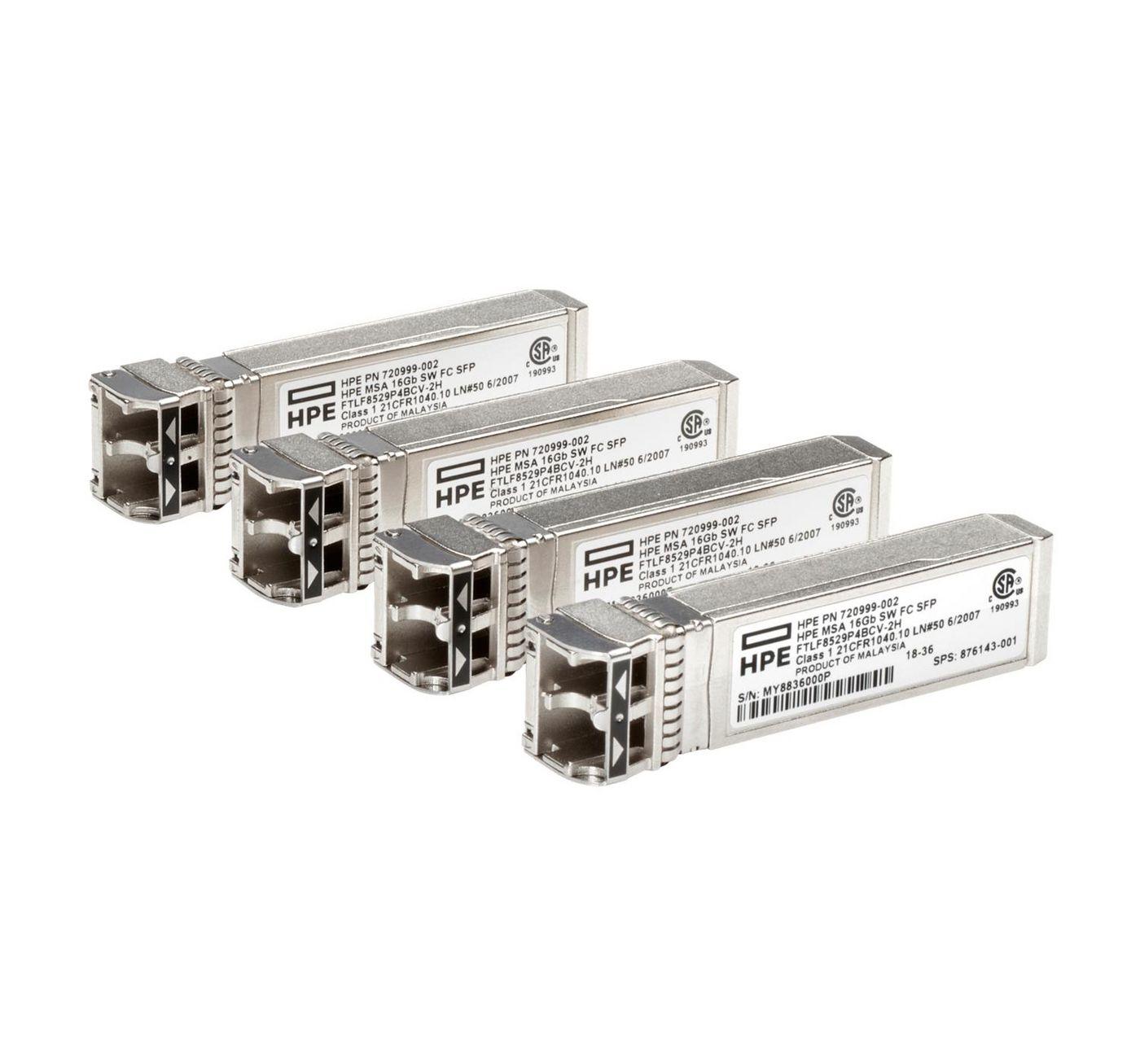 MSA 8Gb SW FC SFP 4pk XCVR