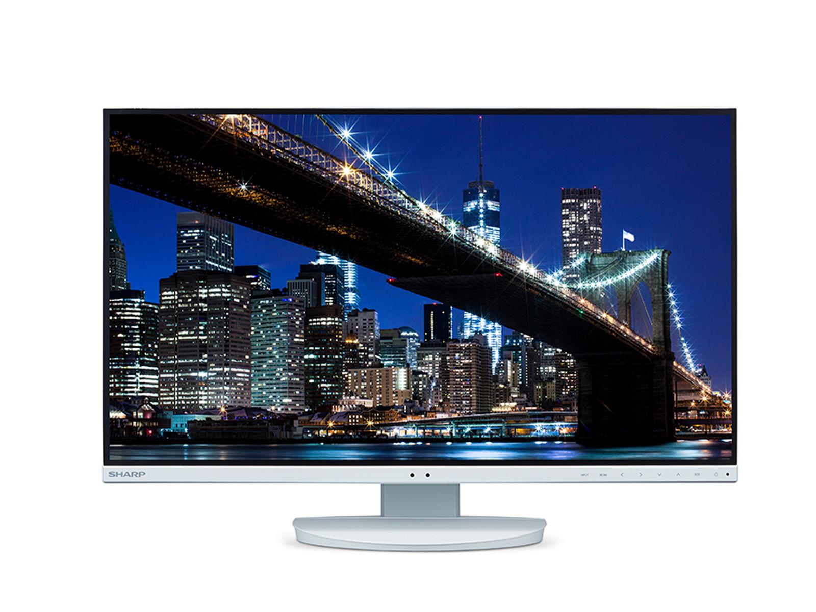 Sharp MultiSync EA272U Monitor PC 686 cm (27") 3840 x 2160 Pixel 4K Ultra HD LCD Bianco