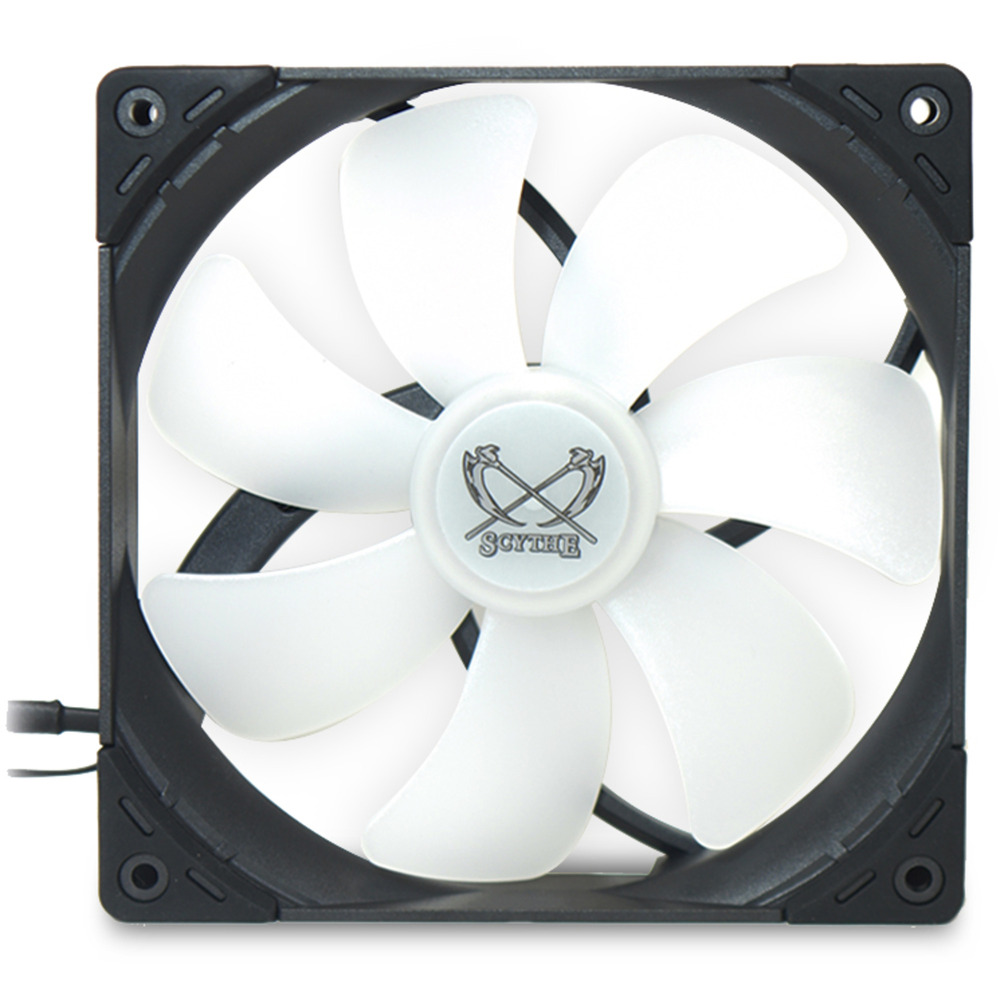 Kaze Flex 140 Quadrato RGB PWM 140x140x27 nero trasparente 1200 giri/min