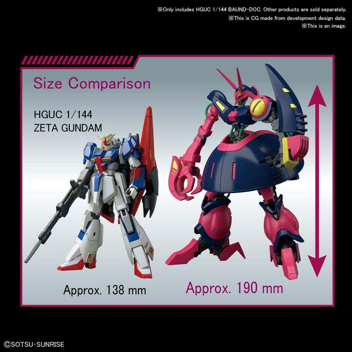 Statuina da Collezione Bandai 1/144 NRX-055 BAUND DOC