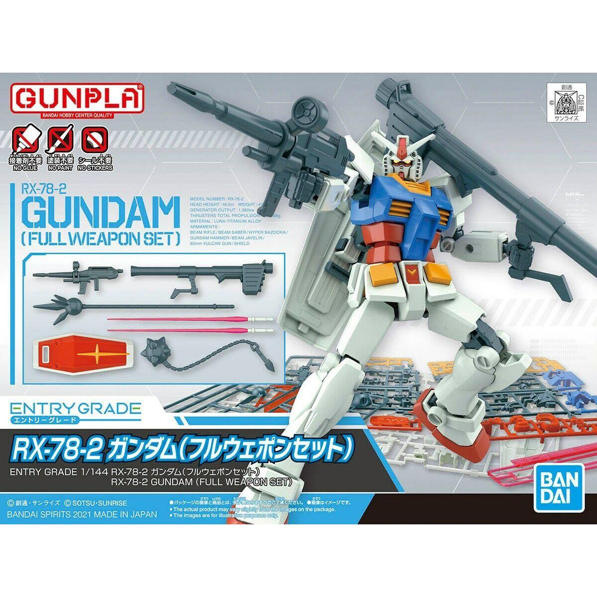 Statuetta Articolata Bandai GUN62033 ENTRY GRADE RX