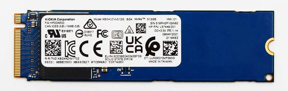 KIOXIA SOLID STATE DRIVE SSD 512GB M.2 NVMe PCIe 3.1 KBG50ZNV512G OEM BULK